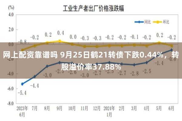 网上配资靠谱吗 9月25日鹤21转债下跌0.44%，转股溢价率37.88%