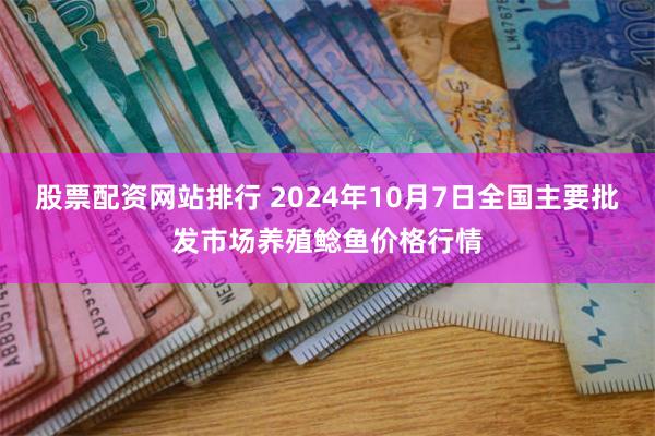 股票配资网站排行 2024年10月7日全国主要批发市场养殖鲶鱼价格行情