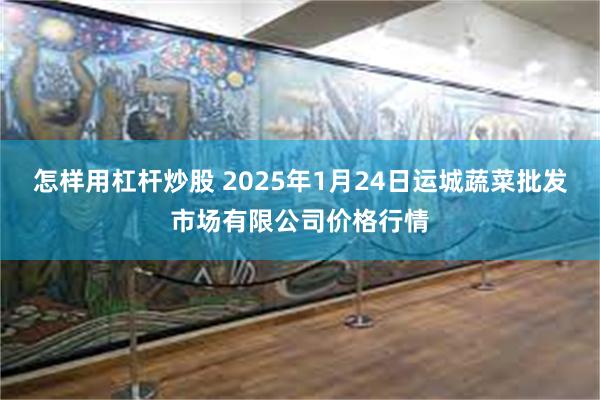 怎样用杠杆炒股 2025年1月24日运城蔬菜批发市场有限公司价格行情